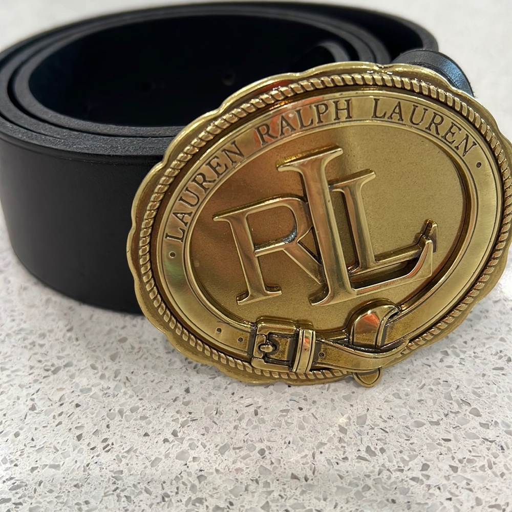 Ralph Lauren black belt good condition size medium